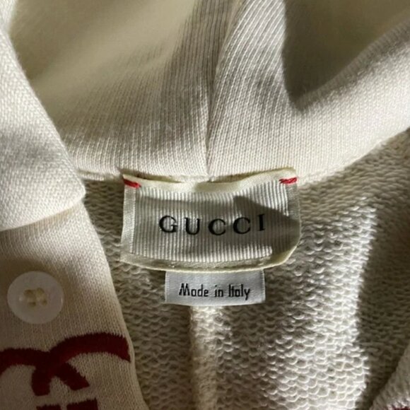 Gucci Kids Hooded Jumpsuit Romper Tennis Logo - Picture 6 of 6